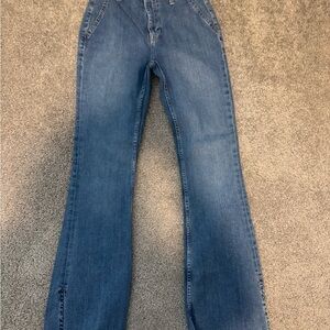 We The Free Blue Flare Jeans